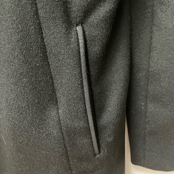 Elisa C-Rossow wool and PU leather coat XS - Picture 3 of 5